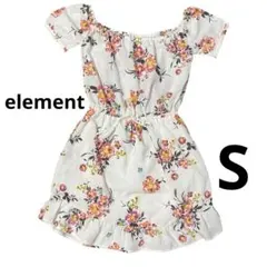 element エレメント　フラワープリント ミニワンピース　オフショルにも⭐︎のサムネイル