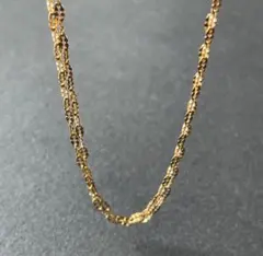 ＊2連ネックレス リップチェーン＊ステンレスネックレス/2連/金属アレルギー対応