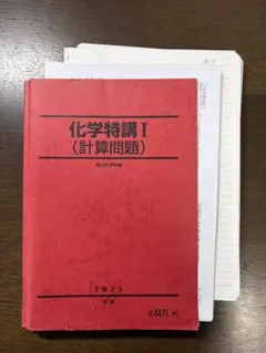 駿台　スーパー化学　景安先生　プリント 駿台 21年度 景安先生 夏期 化学特講Ⅰ 講義プリント集 鉄緑会 河合塾