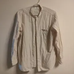 UNIQLO　リネンバンドカラーシャツ　メンズ　XL
