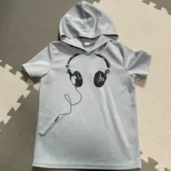 ヘッドフォンプリント パーカー