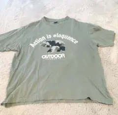 OUTDOOR 迷彩クマ Tシャツ 3Lのサムネイル