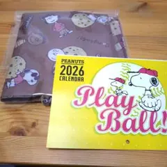 PEANUTS 2026年カレンダーとスヌーピーエコバッグのセット