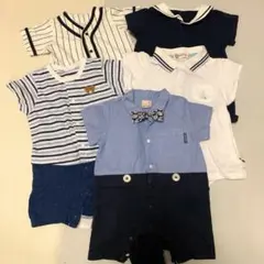 まとめ売り　60〜70 男の子　ロンパース プティマイン