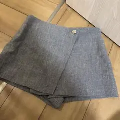 新品ザラ　ラメショーパン　グレー　　ショートパンツ