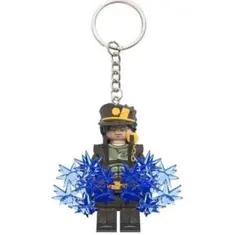 レゴ互換 キーホルダー ジョジョの奇妙な冒険 ミニフィグ 空条承太郎（第3部）