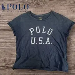 【人気】POLO RALPH LAUREN「POLO U.S.A.」ロゴTシャツ