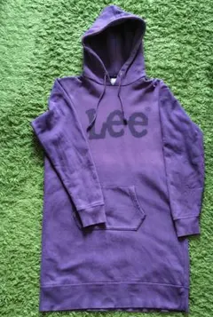 Lee パープル フード付きパーカー