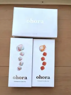 【新品未開封】ohora ネイルシール フット2箱・ランプセット
