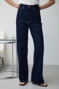 AZUL BY MOUSSY ハイウエストワイドデニム