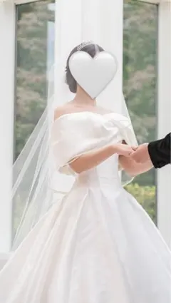 TAKAMI ウェディングベール ロング パールビーズ