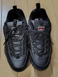 FILA　厚底 スニーカー ブラック　25.5のサムネイル