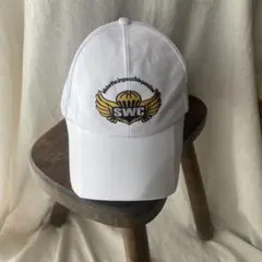 swc 企業　ロゴ　ブランド　メッシュ　キャップ　トラッカー　アメカジ　古着