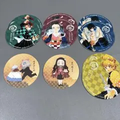 鬼滅の刃 原画展 コースター　鬼殺隊休憩処　炭治郎　ねずこ　善逸　伊之助