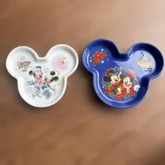 東京ディズニーシー 2010 クリスマス プレート 2枚セットのサムネイル