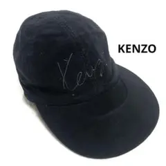 KENZO ベルベットコットン 6パネル ベースボールキャップ 黒 ケンゾーのサムネイル