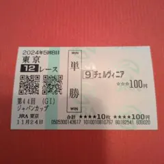 2025年最新】馬券 ジャパンカップの人気アイテム - メルカリ