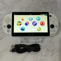 【動作品・付属品付き】 PS Vita 2000 ホワイト 本体 良品 ソニー