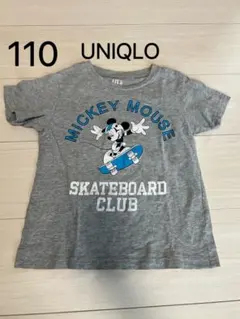 UNIQLO ミッキーマウス Tシャツ 110 半袖　子供服　男の子　女の子