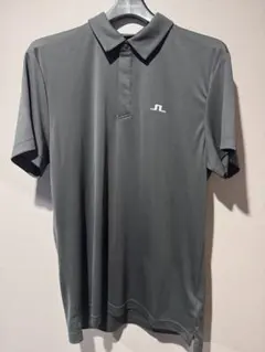 J.LINDEBERG グレー ゴルフシャツ L