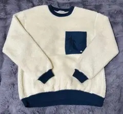 BAYFLOW ボアトレーナー クリーム色