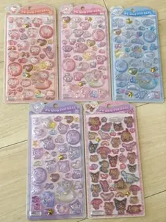 e*c様 サンリオ　うるちゅるシール　5枚セット