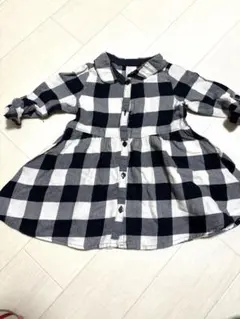 H&M チェック柄ワンピース