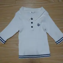 KHALITA ポロシャツ ニット ホワイトのサムネイル
