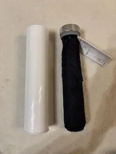 【新品】晴雨兼用傘 スリムボトル UV傘 ブラック　折り畳み傘　折りたたみ傘