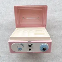 Hello Kitty 鍵付き手提げ金庫 水色 - メルカリ