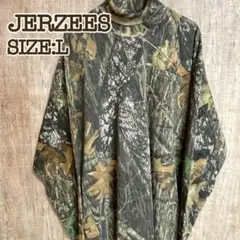 ジャージーズ JERZEES リアルツリーカモフラ タートルネックロンT Lのサムネイル