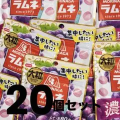 大粒ラムネ濃い果実＜ぶどう＞　20個セット　お買得パック‼︎値下交渉不可のサムネイル