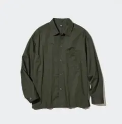 UNIQLO エクストラファインコットンオーバーサイズシャツ（長袖）S