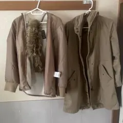 ライナー付きモッズコート