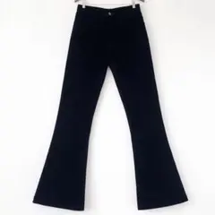 美品　リーバイス　コーデュロイ　パンツ　フレア　ブラック　w30 0999