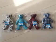 ぬいぐるみキーホルダー　くま　クマ　ベア　bear　４頭　セット売り