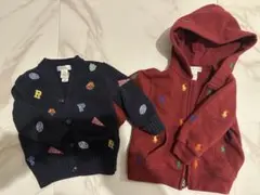 Ralph Lauren 12M 18Mフード付きパーカーとカーディガンセット