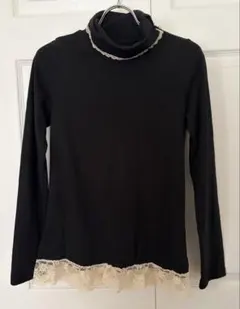 フランシュリッペ　お花のカットソー フランシュリッペ フレア袖花柄Tシャツ 総柄 フレア ギャザー 日本製 M