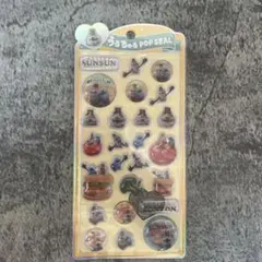 うるちゅる　パペットスンスン　ボンボンドロップシール