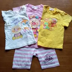 アンパンマン半袖シャツ、ズボン４点セット