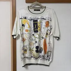 J&CO 半袖ニット ホワイト