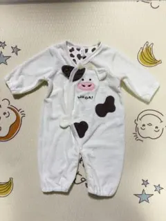 牛デザインロンパース 約70cm