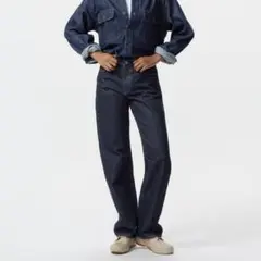 JW ANDERSON UNIQLO ユニクロ ストレートジーンズ　丈長め 26