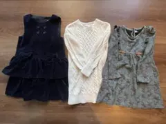 お得‼︎べべ2点、GAP1点ワンピースジャンパースカート3セット