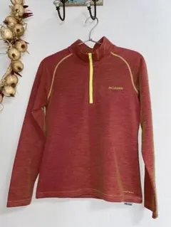 コロンビアウィメンズM オムニドライ　ウール混ハーフジップ　ベースレイヤー