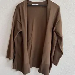 samansa Mos2 ブラウン カーディガン