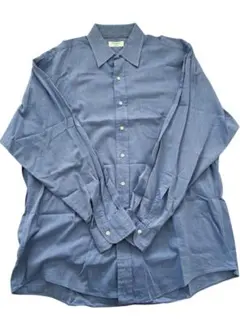 ブルックス346 ドレスシャツ 青 16.5-35 コットン