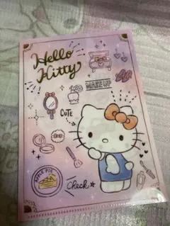 ハローキティ　クリアホルダー　サンリオ　クリアファイル　HELLO KITTY