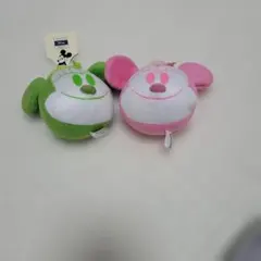 Disney ミッキー＆ミニー マスコット 2点セット
