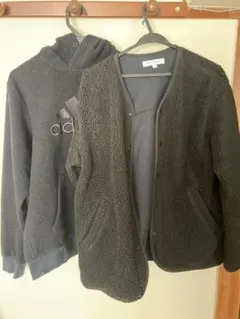 ボアフリースジャケット 黒　アーバンリサーチ